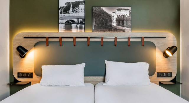 Двухместный номер Standard Campanile PRIME Lyon Centre Gare Part-Dieu