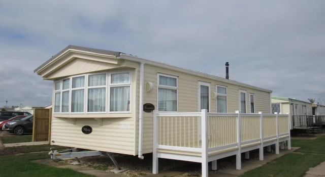 Caravan -chapel, Skegness With Decking From March