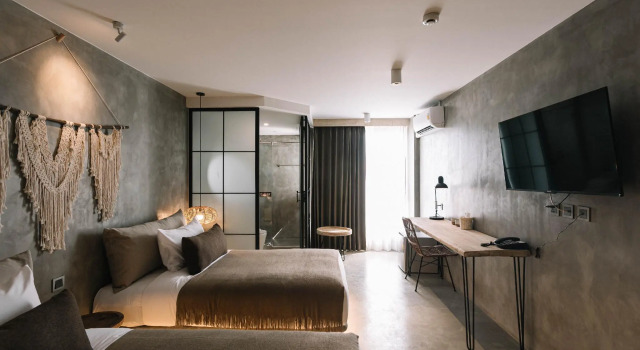 Двухместный номер Standard Glory Wabi Sabi Hotel 清迈古城荣耀侘寂酒店