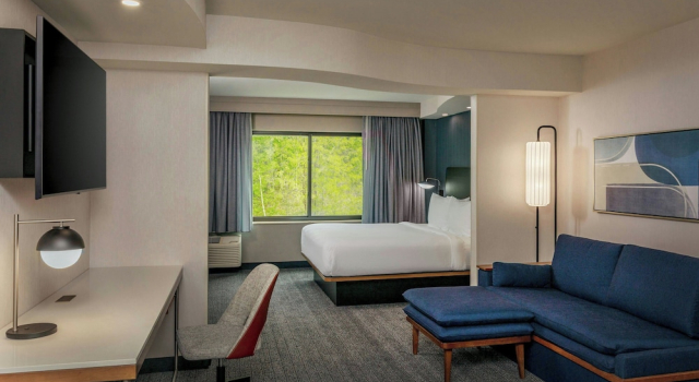 Двухместная студия Courtyard by Marriott Oneonta