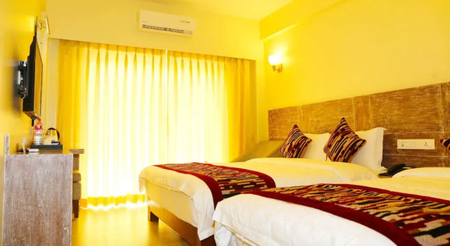 Семейный номер Deluxe с балконом Hotel Haven O Ganga