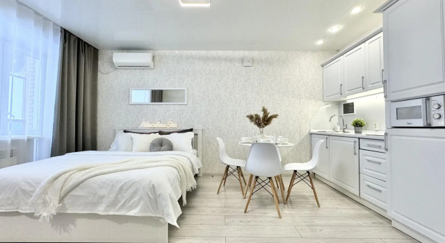 Апартаменты Уютное место / Hugge place на улице Лазурная 28