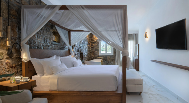 Nissaki Boutique Hotel, Забронировать Бутик-отель Отели Платис Ялос 5 звезд, рядом с Пляж Платис Гиалос, 5*