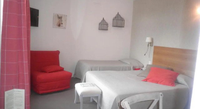 Номер Standard Logis Hôtel Auberge Du Centre Châteaux de la Loire