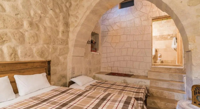 Трёхместный номер Standard с балконом Atillas Cave Hotel
