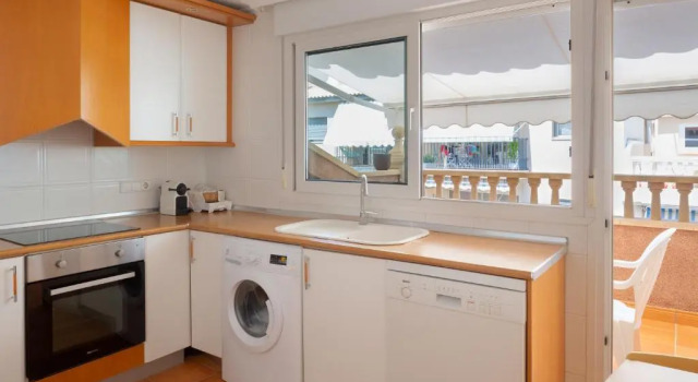 Апартаменты Ático duplex de lujo frente al mar. 1a linea playa