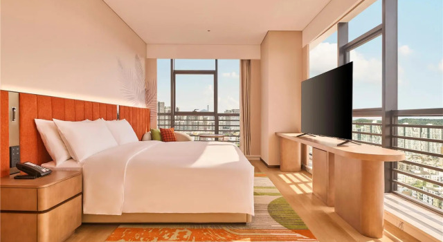 Люкс Deluxe Hilton Garden Inn Zhongshan South