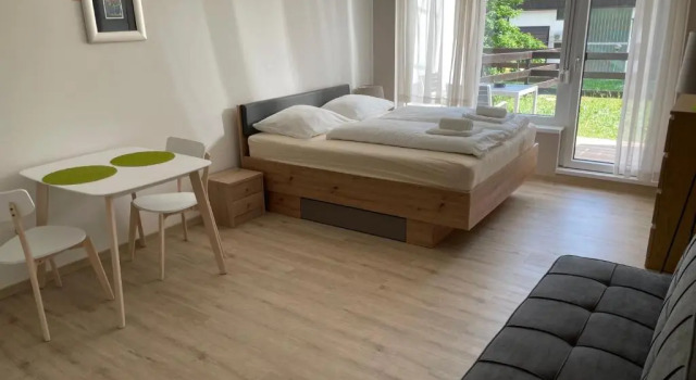 Студия с балконом Retro apartments Kaninska vas