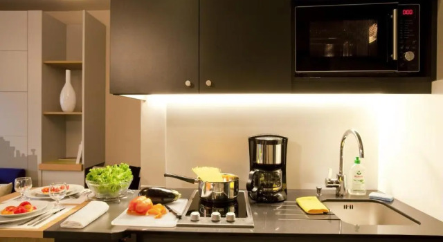 Студия с балконом Aparthotel Adagio Access La Défense Puteaux