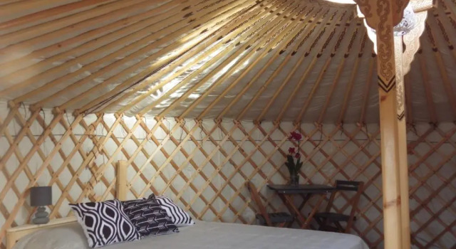 Бунгало Deluxe с видом на море La Cera Farm Camping B&B