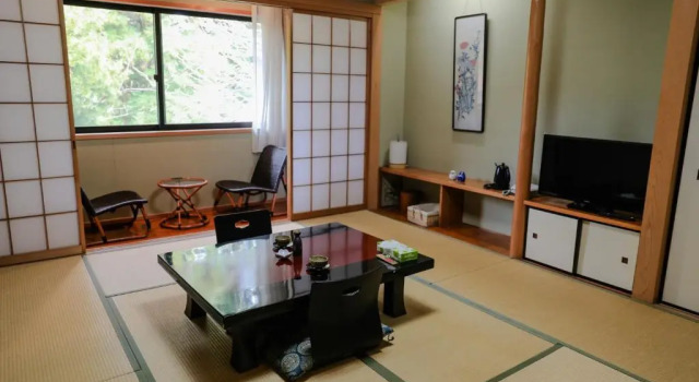 Номер Japanese Style Отель Ajisai Onsen Ryokan