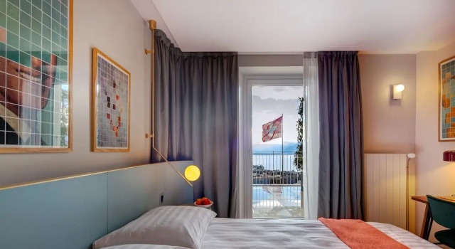 Номер Standard с видом на озеро Hotel du Léman - Jongny