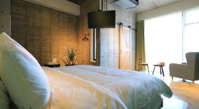 Двухместный номер Standard с балконом и с видом на океан Come Sit Hostel