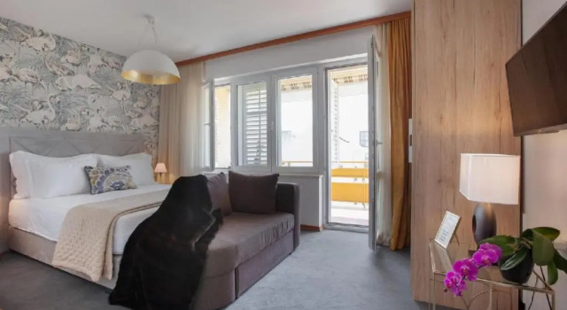 Студия с балконом Apartments Il Giardino