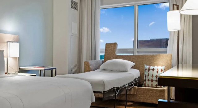 Двухместный номер Corner Executive Marriott Orlando Downtown