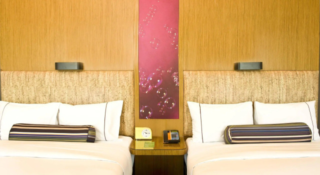 Четырёхместный номер Standard с видом на город Aloft by Marriott Beijing, Haidian