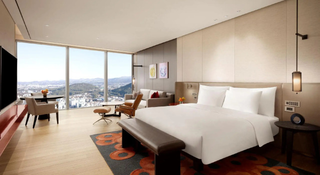 Двухместный номер с видом на город Grand Hyatt Jeju