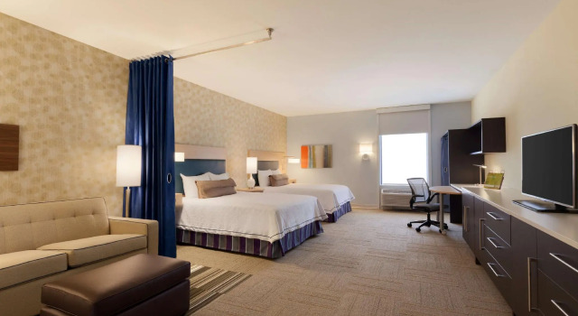 Четырёхместная студия Home2Suites by Hilton Oklahoma City South