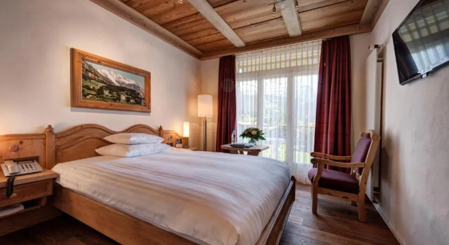Двухместный номер Deluxe с видом на горы Hotel Schönegg