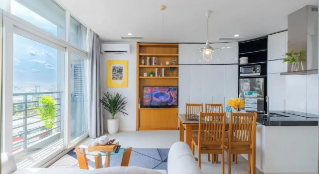 Апартаменты Deluxe Ben Thanh Tower - Luminous Apartments D1