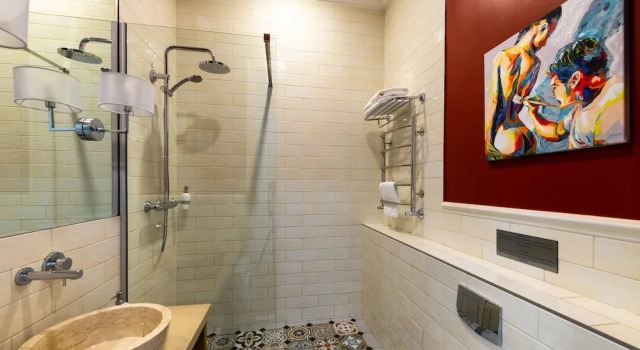 Апартаменты с балконом и с видом на город Апартаменты Boutique Apartment 26/16