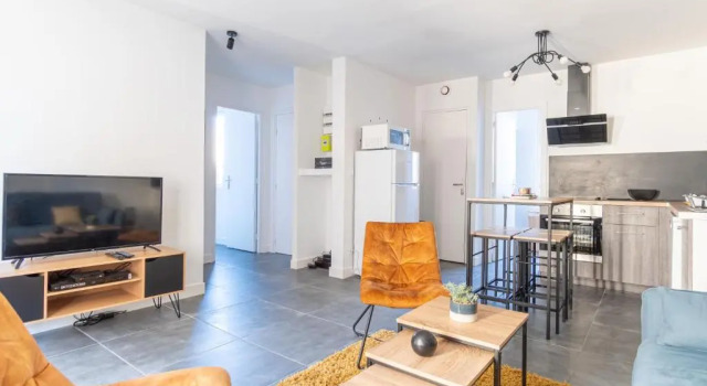 Appartement COSY 2 chambres quartier Danton, Book Apartment Le Havre 