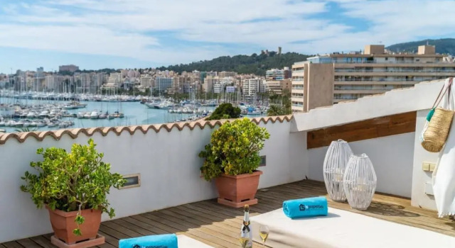 Вилла Deluxe Terrer 6, Casa con vistas al mar, Centro de Palma