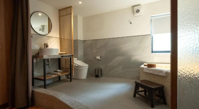 Двухместный номер Standard Дуплекс Yunoyado Onsen Hot Spring Hotel Deyang