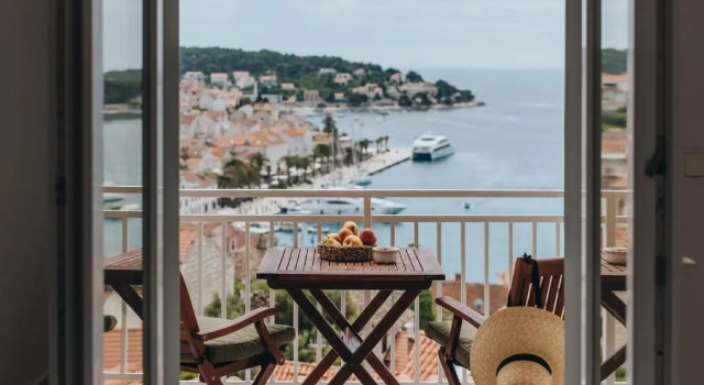 Двухместный номер Standard с балконом и с видом на море Anatota Hvar