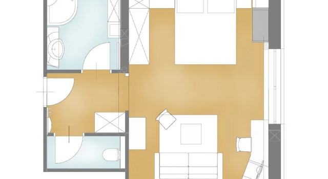 Студия Comfort Hotel Wagrainerhof