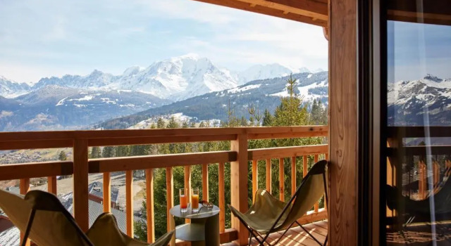 Двухместный номер Standard с видом на горы Chalet Alpen Valley, Mont-Blanc