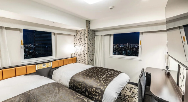 Двухместный Угловой номер High Floor APA Hotel & Resort Ryogoku Ekimae Tower