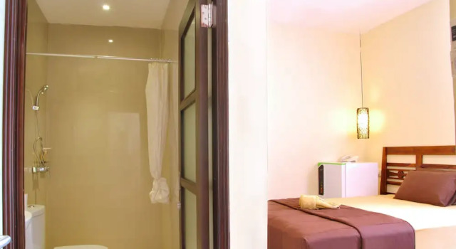 Двухместный номер Deluxe с красивым видом из окна Kuta Sari House