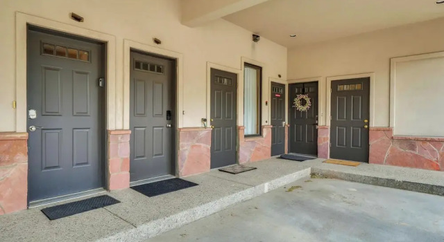 Patio w/ Peak 1 Mtn View: Main Street Frisco Condo