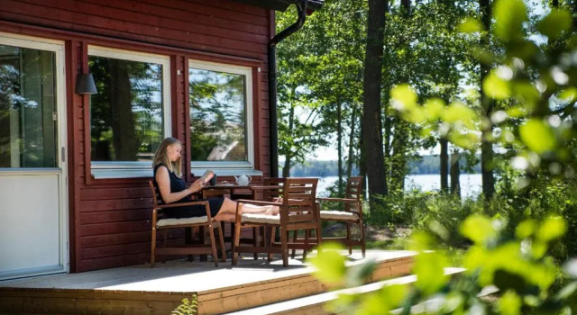 Двухместный номер Deluxe с видом на озеро Toftastrand Hotell