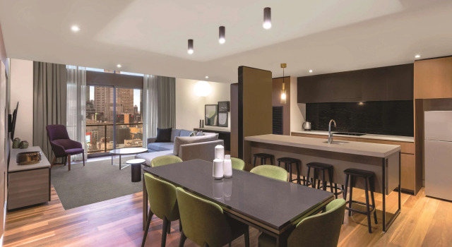 Номер Standard Пентхаус с 2 комнатами Adina Apartment Hotel Melbourne