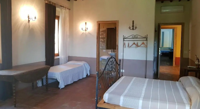 Четырёхместный номер Standard с видом на сад Agriturismo Bio Fattoria di Pietra