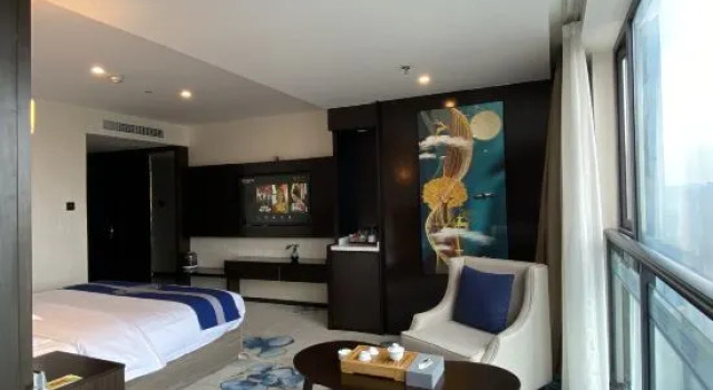 Двухместный люкс с видом на город Mingren Haoyi Hotel