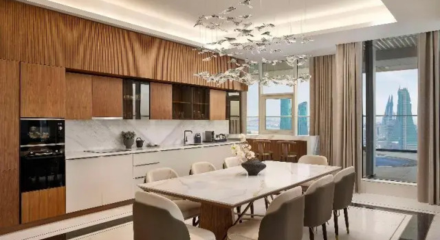 Номер Standard Пентхаус с балконом и с красивым видом из окна Hilton Bahrain City Centre Hotel & Residences