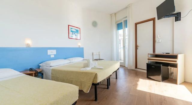 Трёхместный номер Standard с балконом и с видом на море Hotel Concord