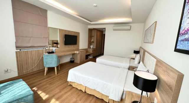 Двухместный номер Deluxe с красивым видом из окна Muong Thanh Holiday Vung Tau Hotel