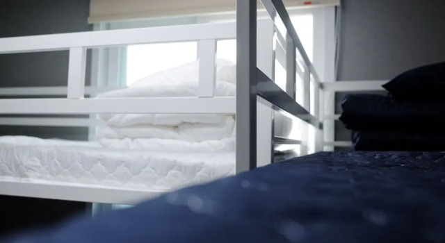 Кровать в общем номере (женский номер) MUJU in GuestHouse - Hostel