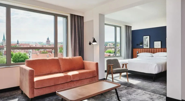 Двухместный номер Deluxe с видом на город Four Points by Sheraton Wroclaw