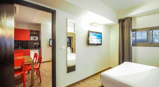 Номер Economy Цокольный этаж c 1 комнатой Ben Yehuda Apartments