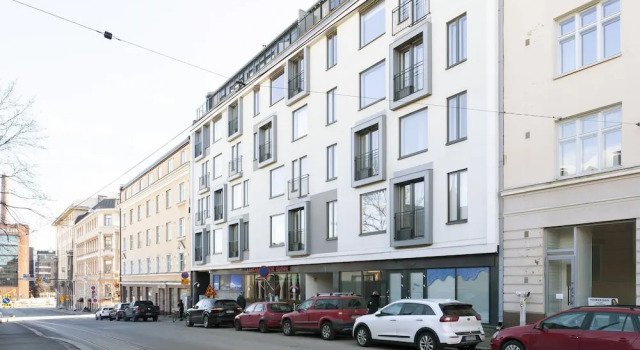 Stylish Bright 42m2 Studio with Balcony, Забронировать Апартаменты/квартира Апартаменты Хельсинки, рядом с Hanken School of Economics, Апартаменты/квартира