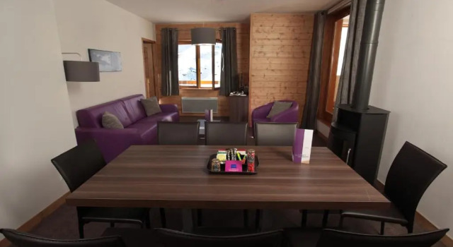 Кровать в общем номере с 3 комнатами Résidence Le Chalet du Mont Vallon