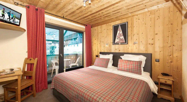 Номер Standard Hôtel-Chalet Les Ecureuils Restaurant, Piscine, Jardin, Garage