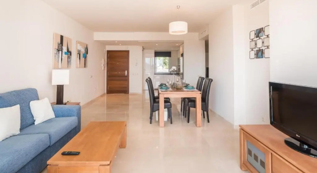 2214-Modern apt with private beach