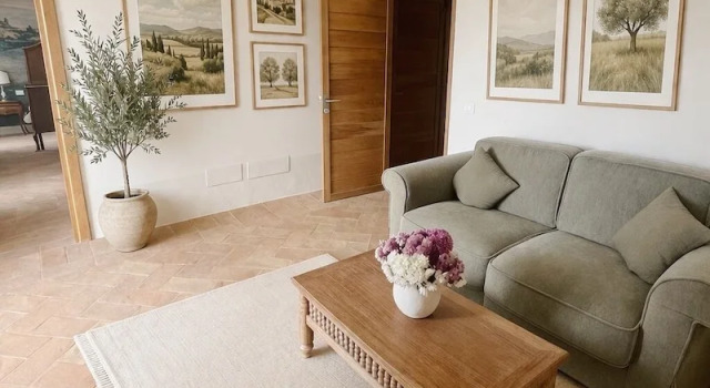 Люкс Standard c 1 комнатой с видом на город Pietra Campana Italian Villa Orvieto