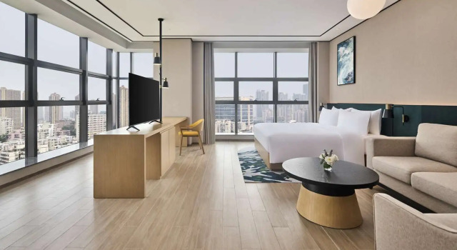 Номер Deluxe Hilton Garden Inn Zhuhai Jinan University